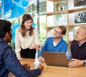 Bayer Vital employees in a meeting