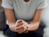 Patient feeling nervous in a clinic for support