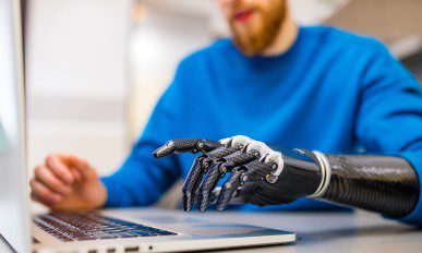 young man working freelance in laptop at home